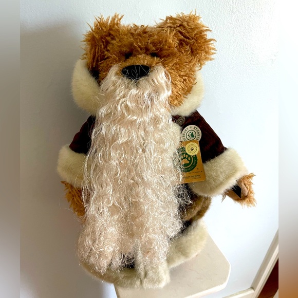 NIB Boyds Mohair Bear Vintage 2000 Omega T Legacy with baby Alpha and timepiece - Picture 10 of 13